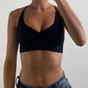 Black Lace Padded Bralette